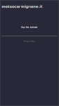 Mobile Screenshot of meteocarmignano.it